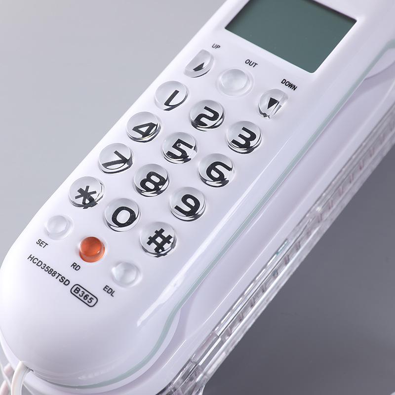 Настенный телефон с АОН LEBOSS B365 для офиса и гостиницы