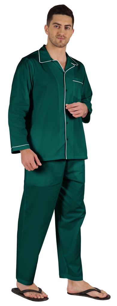 Inkmeso Мужские хлопковые пижамы, однотонная одежда для сна, одежда для дома, пижамный комплект с верхом и низом