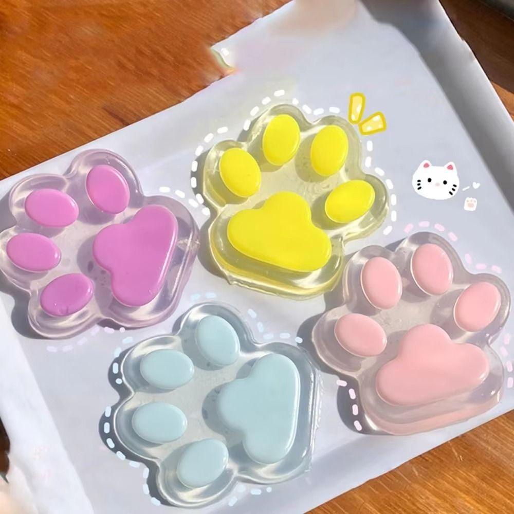 Santa Claus Deer Cat Claw Squishy Fidget Toy Silicone Pinch Decompression Toy Christmas Gift