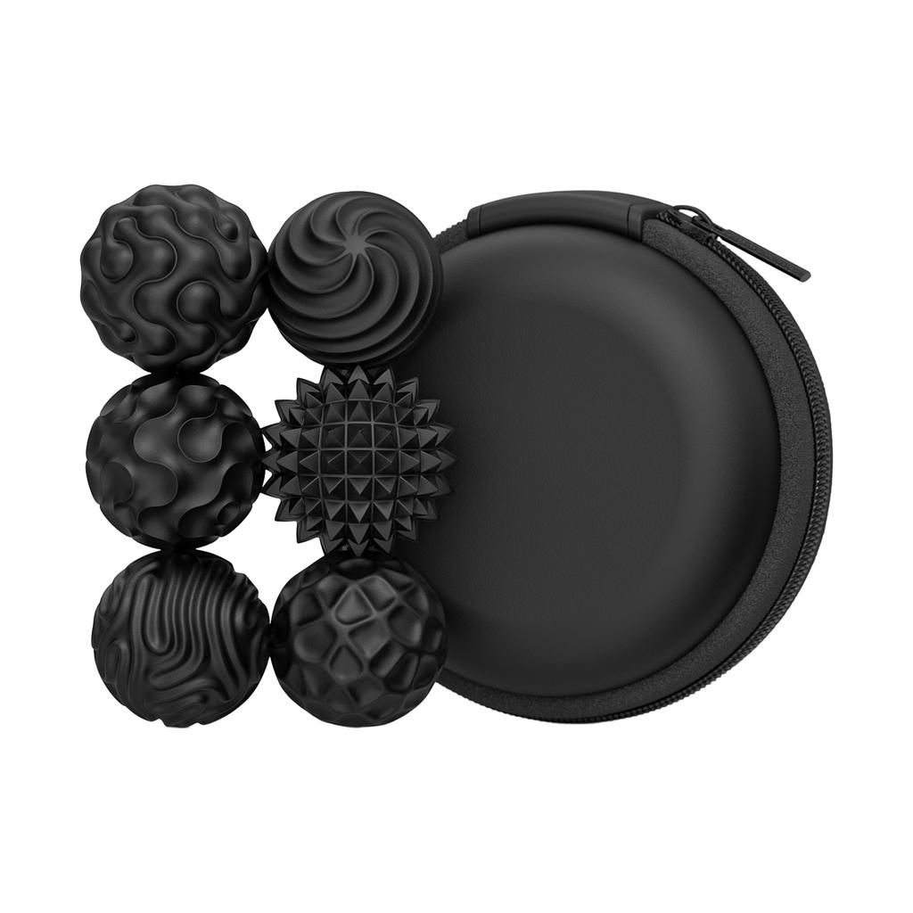 Силиконовый магнитный декомпрессионный мяч Детский магнитный сенсорный мяч 6 штук Магнитные развивающие игрушки