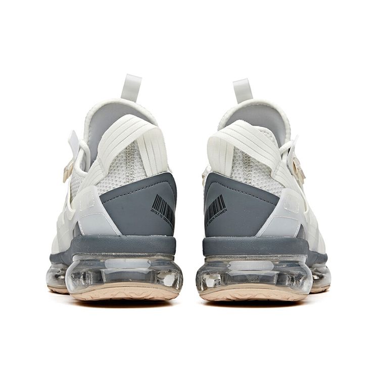 Anta Full-Length Air Cushion Mesh Wear-Resistant Shock Absorption Low-Top Running Shoes Men Sneaker White Gray 912035556-13