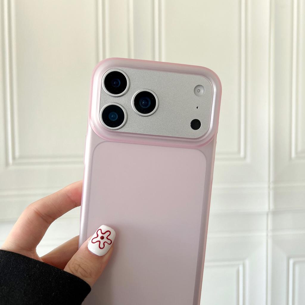 Подходит для iPhone17 Фантом матовый чехол для мобильного телефона Apple 16Pro цвет прозрачный ТПУ противоударный мягкий защитный чехол 14 простой