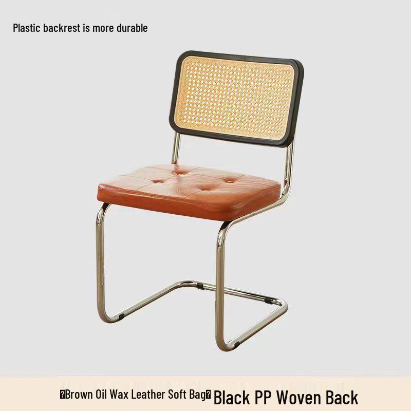 Плетеный стул скандинавский ретро в форме банта - Стиль середины века для кафе, отеля или зон отдыха