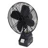 30W 8in Rechargeable Electric Fan Portable 18V Lithium Battery Electric Fan for Camping
