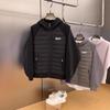 Mens Hooded Cotton Puffer Jacket Lightweight Warm Fashion Urban Style Daily Wear Size M-3XL