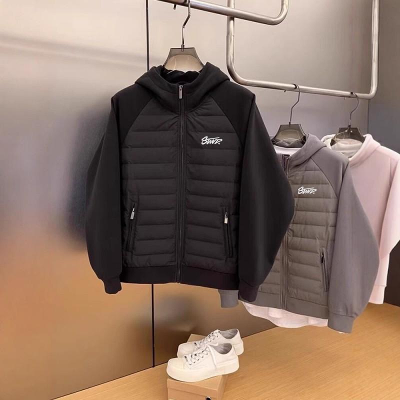 Mens Hooded Cotton Puffer Jacket Lightweight Warm Fashion Urban Style Daily Wear Size M-3XL
