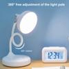 LED Eye-care Desk Lamp USB Rechargeable Reading Lamp 3000- 6000K Long Press Infinitely Dimmable
