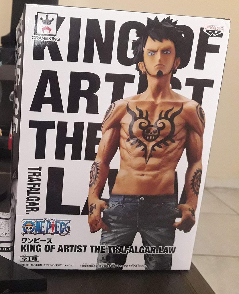 One Piece KING OF ARTIST Trafalgar Law Outer Box Height Approximately 200mm Figure,