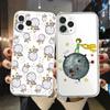 The Little Prince Phone Case for iPhone 13 11 12 Pro Max Mini 7 8 Plus SE2020 X XS XR Transparent Cartoon Cute Cover Funda