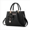 Vintage Leather Messenger Handbag for Women Bowknot Satchel Shoulder Bag