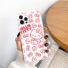 Прозрачный чехол для Samsung A04 A14 A23 M33 M53 Realme 10 9 C35 C55 VIVO X80 Infinix Hot 30 Note 11 Tecno Spark 8P Pro L-19 Hello Kitty