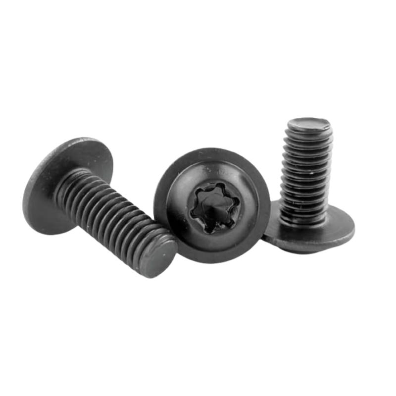 304 Torx Винт M4 M5 M6 M8 из нержавеющей стали черного цвета Torx Винт с шайбой для мотоцикла, скутера, квадроцикла, мопеда, пластиковая крышка