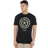 Captain America Mens Ballpoint T-Shirt