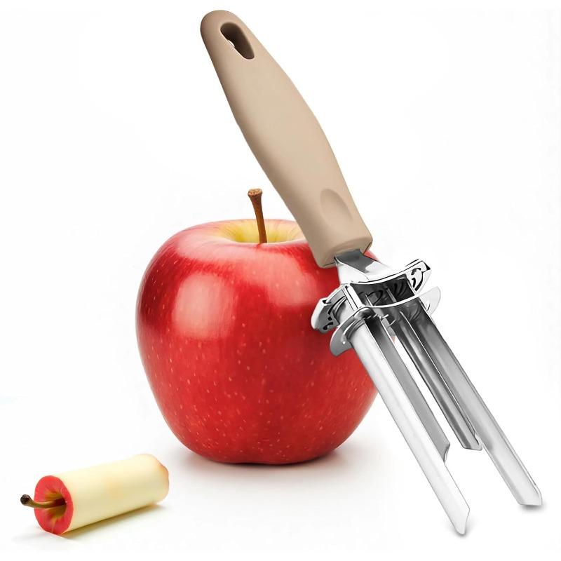 Регулируемая яблокорезка из пищевой нержавеющей стали, кухонный инструмент с крючком и эргономичной ручкой для эффективного удаления сердцевины снежной груши