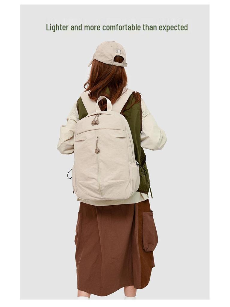 Женский легкий водонепроницаемый нейлоновый рюкзак - Универсальная сумка для улицы, путешествий и альпинизма с большим объемом. Подходит для мужчин и женщин.