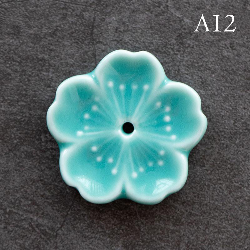 Цветы сакуры Керамическая подставка для благовоний в японском стиле для дома и спальни