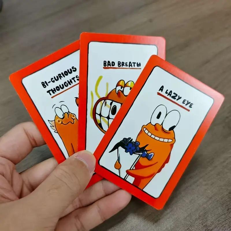Уморительная карточная игра для вечеринок для взрослых, в стиле "Рыбак", с пикантными заданиями и шутками для компании