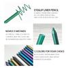 12 Colors Shimmer Eyeshadow Stick Metallic Eyeliner Pencil Set Waterproof Pearl Eye Makeup Highlighter