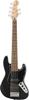 Squier by Series Jazz Bass VI Laurel Fingerboard Black Pickguard Black Metallic Squier Fender/Affinity [6-string Bass]