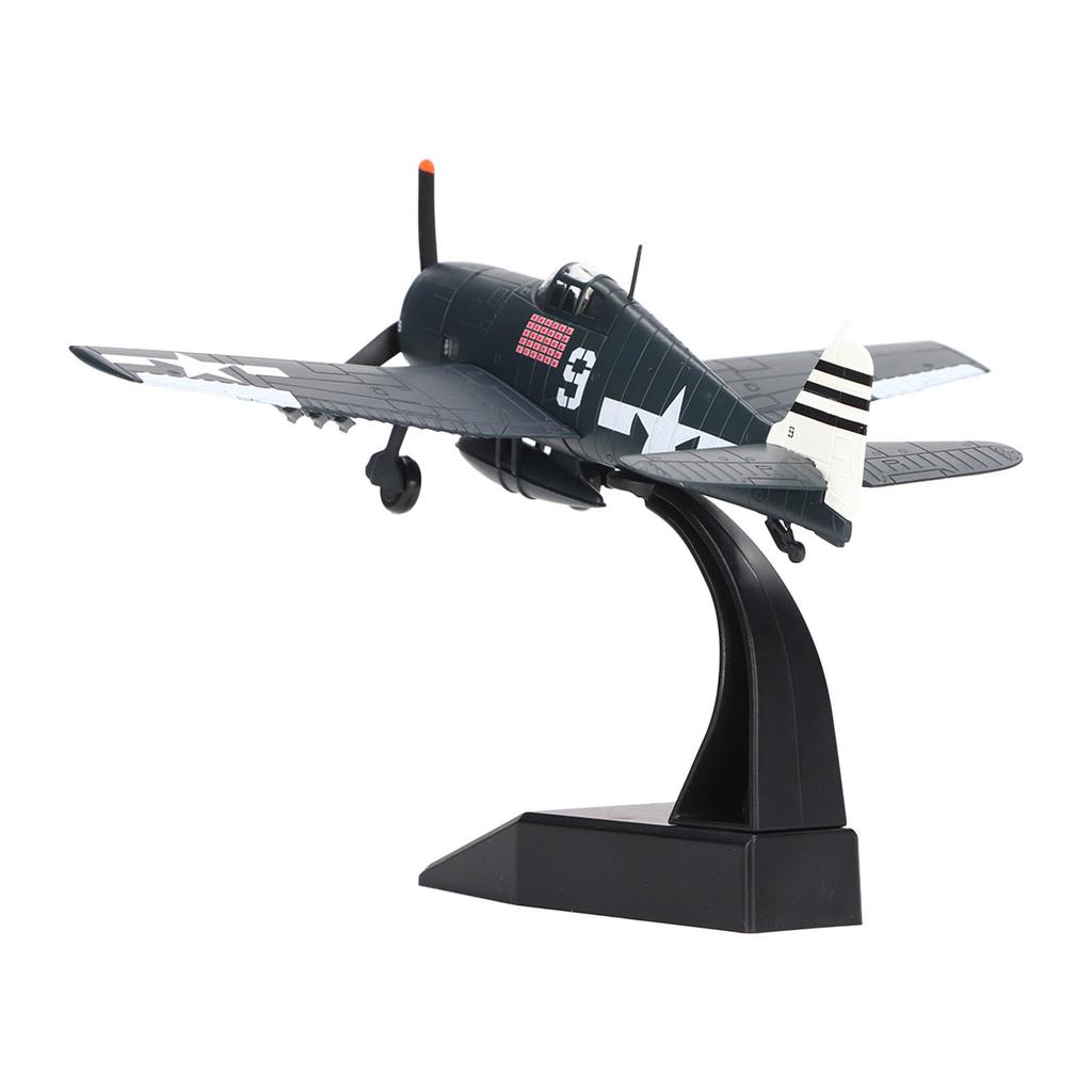1:72 Scale F6F Fighter Planes Model Stylish Stimulation Alloy Airplane Model for Collection Display