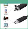 Высококачественная 7-мм 6-светодиодная USB-эндоскопическая бороскопическая инспекционная камера 2 м 5 м