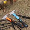 Multi-Function Camping Hammer: Outdoor Tent Peg, Canopy Nail Puller, High-Carbon Steel, Dual-Purpose