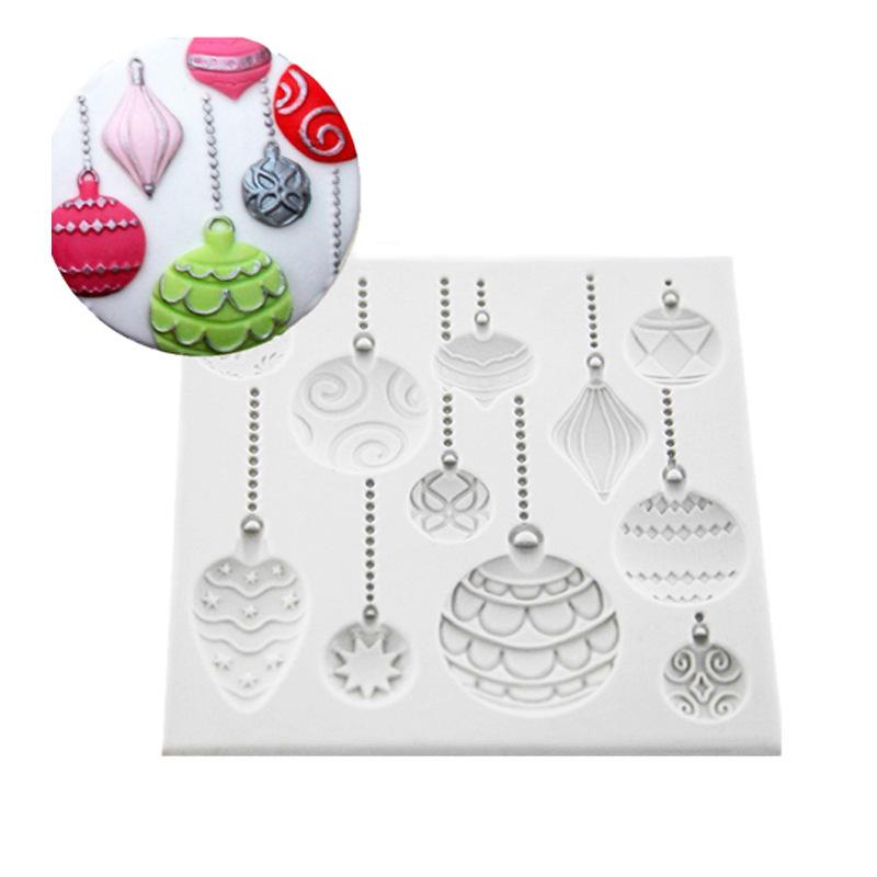 3D Silicone Christmas Series Fondant Cake Chocolate Candy Jello Silicone Mold