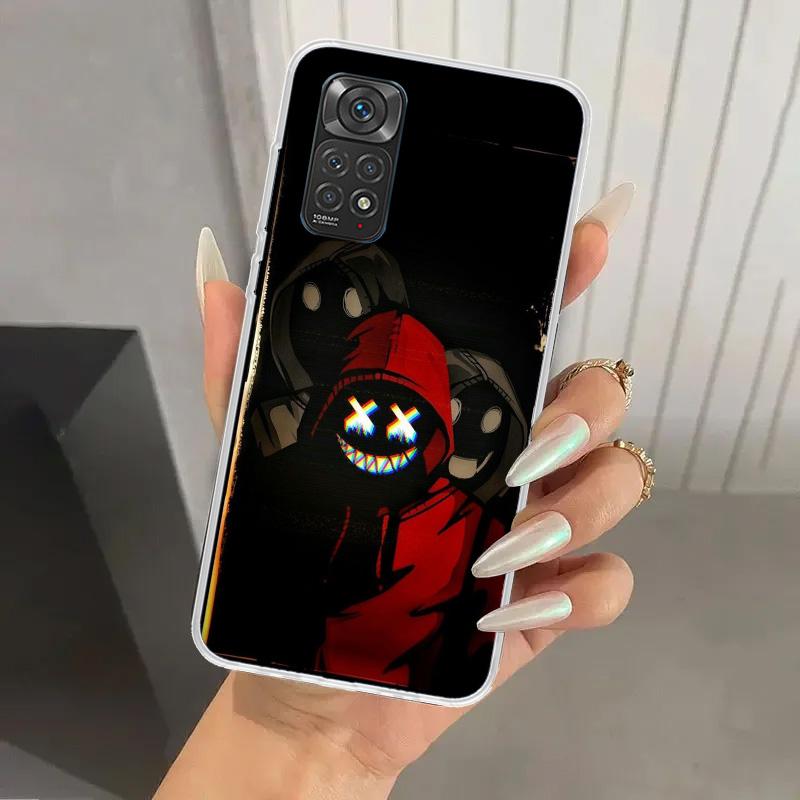 Чехол для телефона с принтом Аниме Дьявол Плохой Парень для Xiaomi Redmi Note 15 14 14S 13 12S 12 Pro 11S 11 Plus 11T 11E 10S Мягкий Чехол Красный Redm
