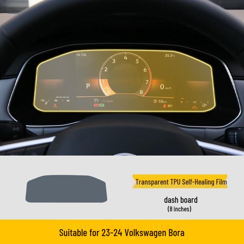 Защитная пленка для салона Volkswagen Bora: Декор экрана консоли, приборной панели, навигации и переключения передач