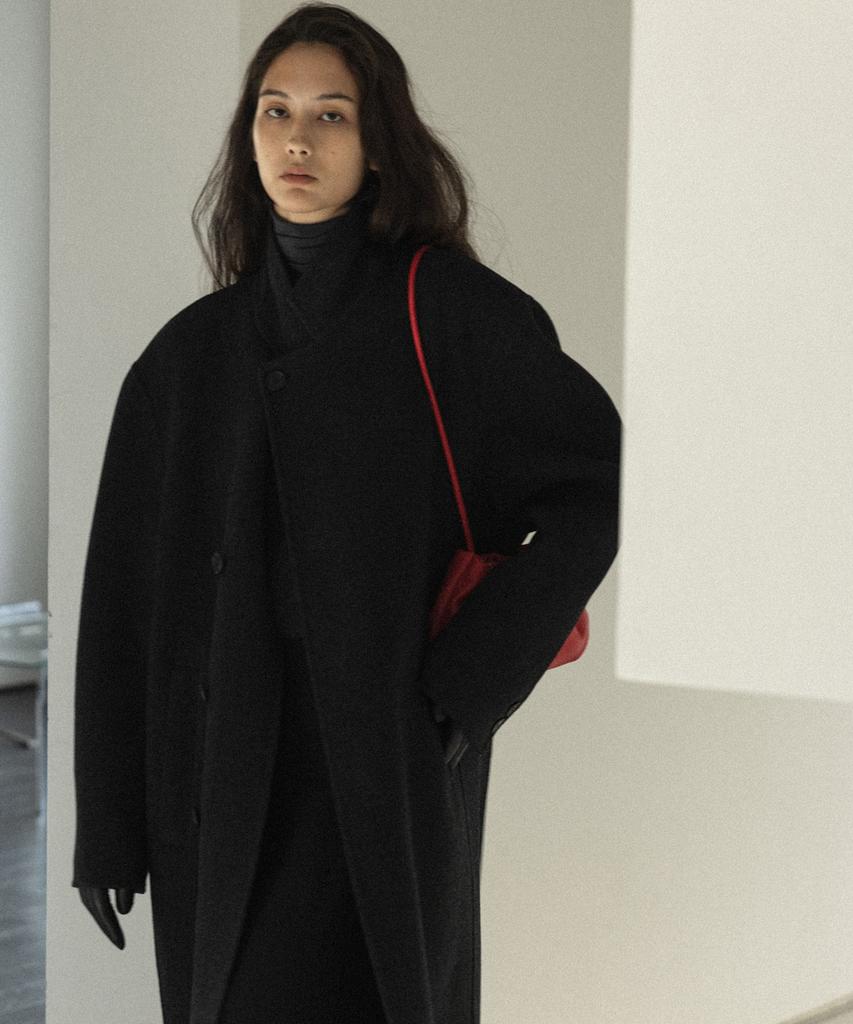 Blankroom Her Pound Shell Coat (Handmade)_Black