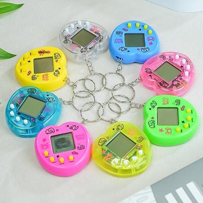 Трансграничная мини-игровая консоль Virtual Pet для детей - интерактивная электронная игрушка-подвеска