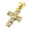 [M8785] - Gold Plated 'Cross' Pendant