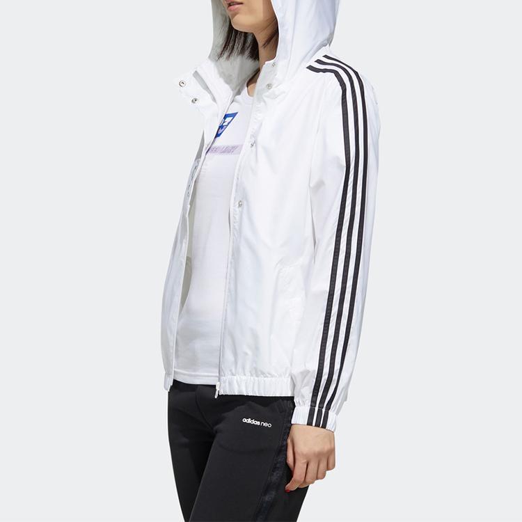 Adidas Neo W Faves Wb Jackets & Coats Unisex White FP7321
