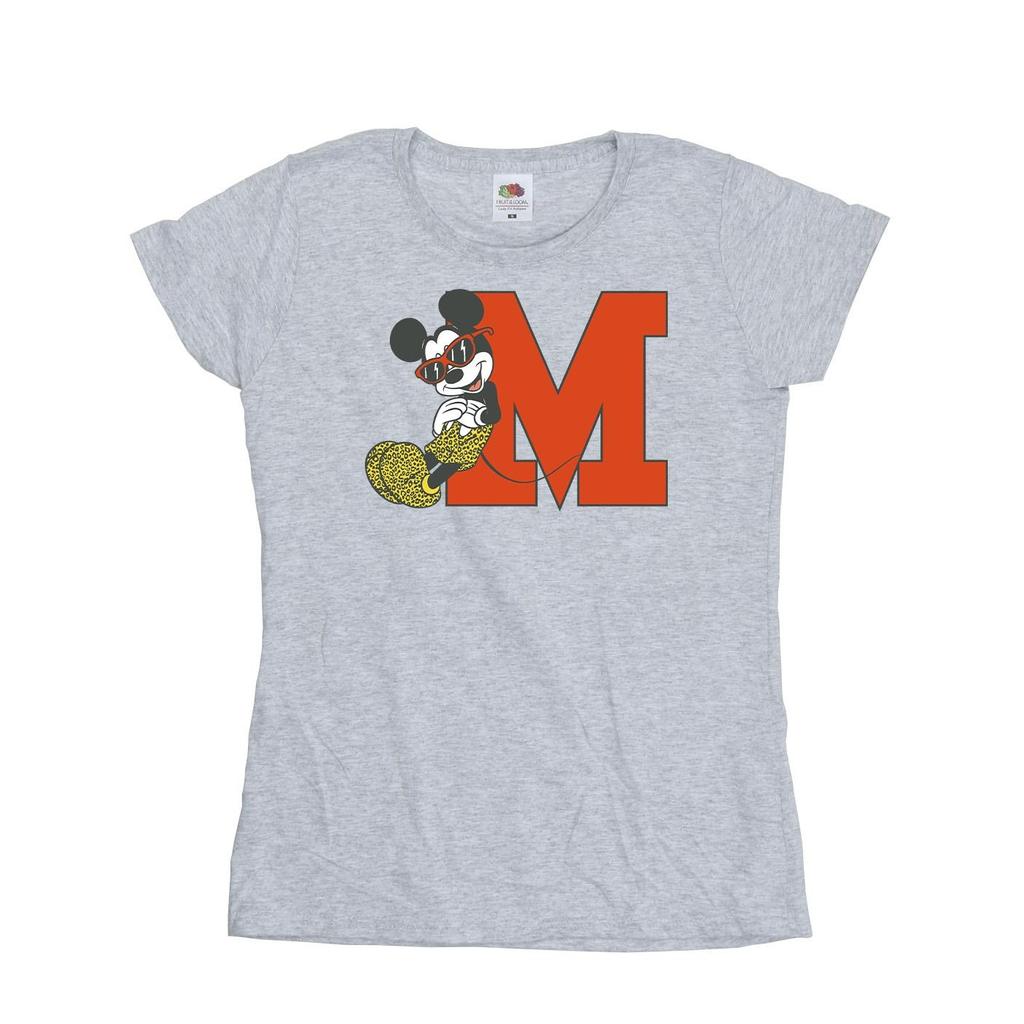 Disney Womens/Ladies Mickey Mouse Leopard Trousers Cotton T-Shirt