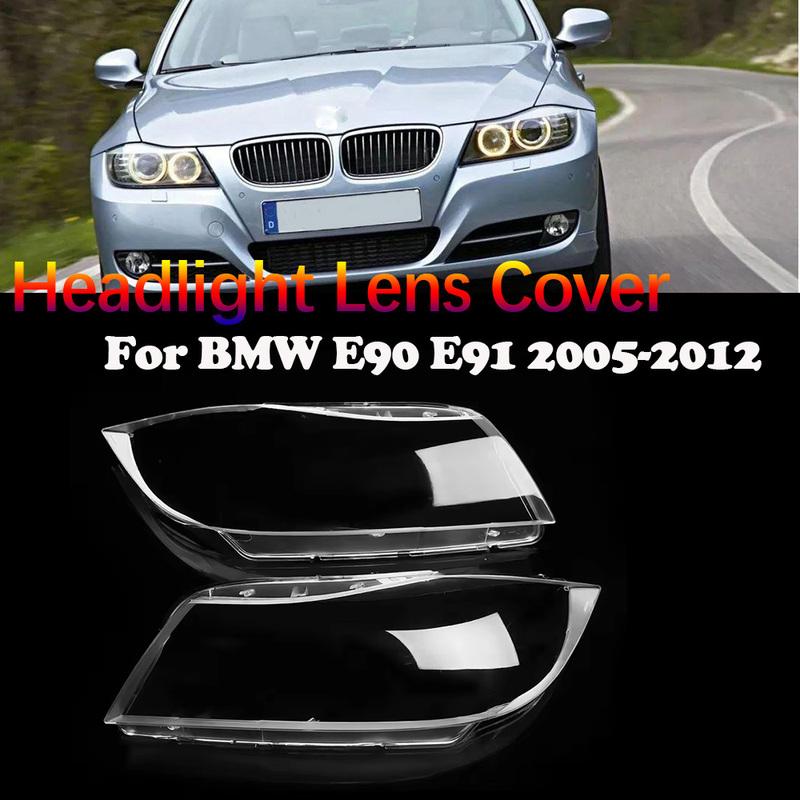 Headlight Cover For BMW 3 Series E90 E91 2005-2012 Xenon Lampshade Headlamp Shell Clear Lens Shell Cover 63117240262 63117161670