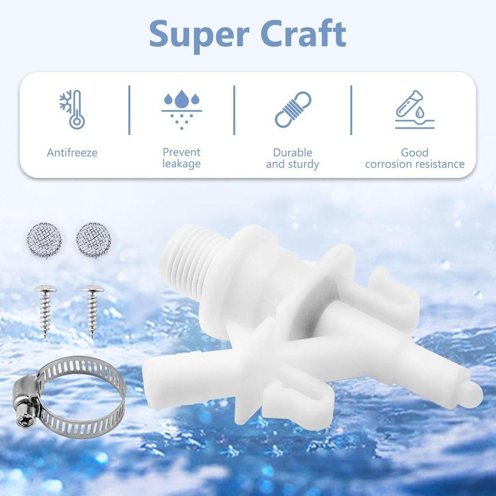 Комплект из нержавеющей стали для туалета RV, спускной клапан для туалета с педалью для 385311641/Dometic