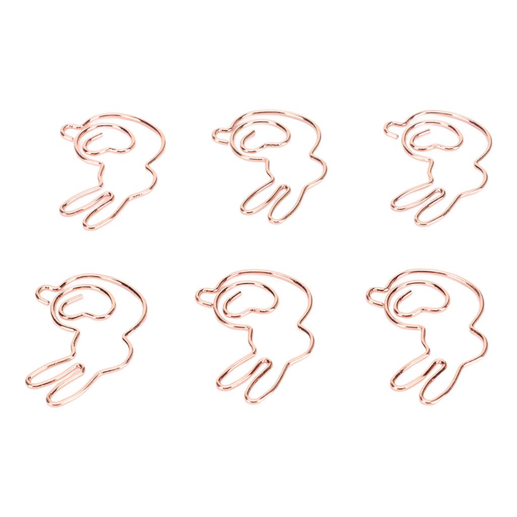 100 шт. скрепок для бумаги с сильной зажимной силой, устойчивые к скольжению, портативные гальванические для офиса, семьи, Sc