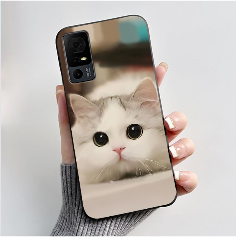 Cute Case For TCL 40 XL Fundas TCL 40T T608DL Cover For Lively Jitterbug Smart 4 Printing Shells Protective Soft Silicone Casing