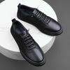 British Men's Trendy Shoes Breathable Soft Soled Men's Park Walking Shoes Versatile High-quality New Leather Casual Shoes