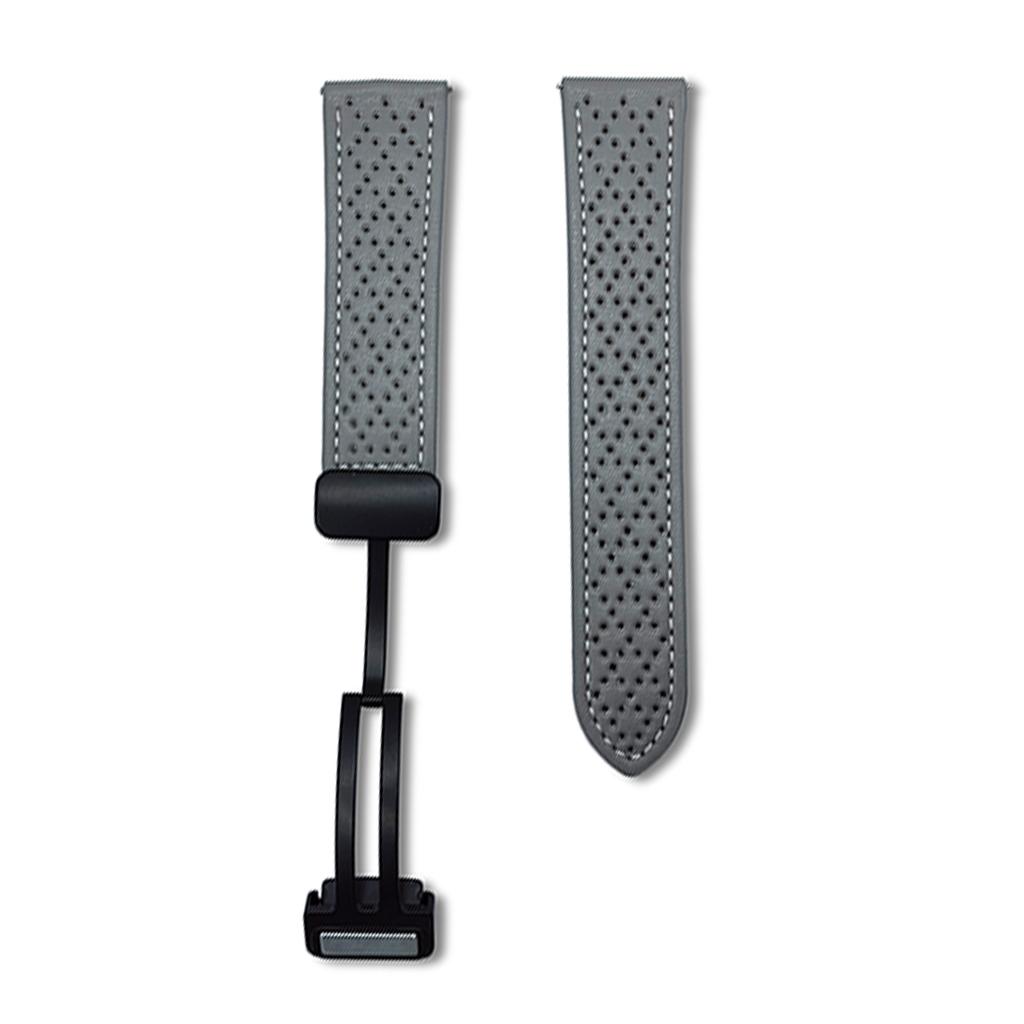 For Samsung Galaxy Watch7/Watch6 Microfiber Leather Watch Bands 20mm Breathable Magnetic Strap