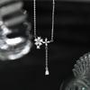Light Luxury Flower Tassel Necklace, Niche Design, High-end Clavicle Chain, New Women