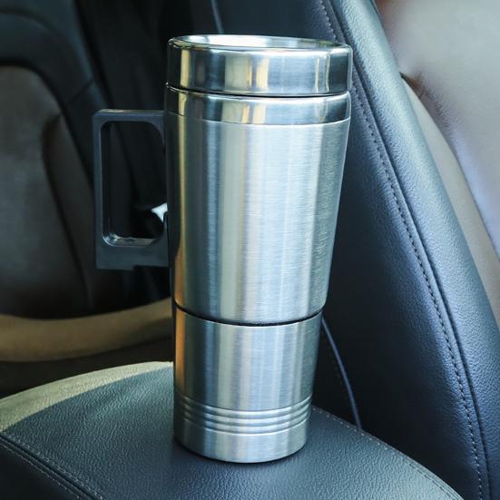 Автомобильный электрический чайник, съемный, с быстрым нагревом, 12/24 В, 300 мл, электрический автомобильный чайник из нержавеющей стали с подогревом, чашка для воды, чая, кофе, молока