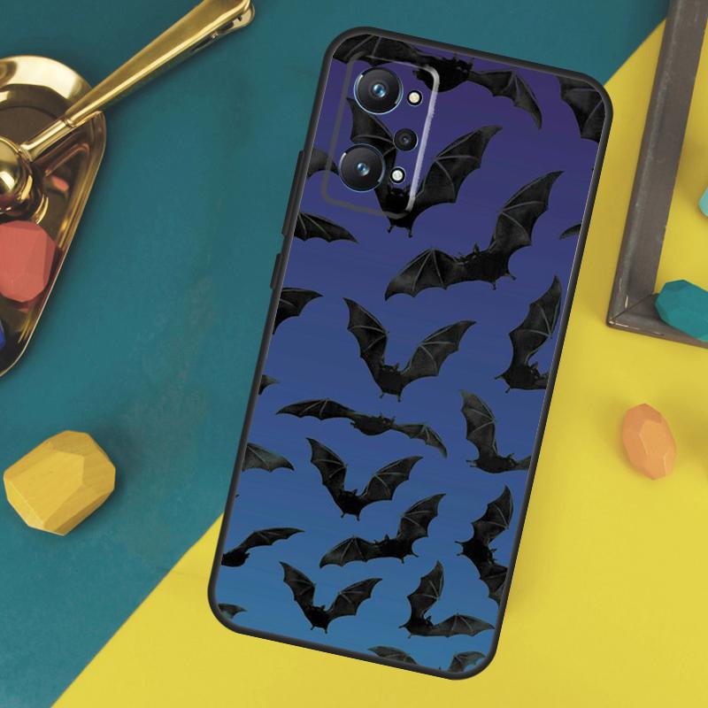 Halloween Bat Case For Realme 10 11 12 13 14 Pro Plus GT 5 6 6T GT7 Pro C67 C61 C53 C51 C21Y C25S C55 C75