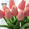 3 шт. искусственных тюльпанов, поддельные тюльпаны с гибкими стеблями, реалистичные искусственные тюльпаны для самостоятельного создания цветочных композиций, украшений для дома, свадьбы, вечеринки