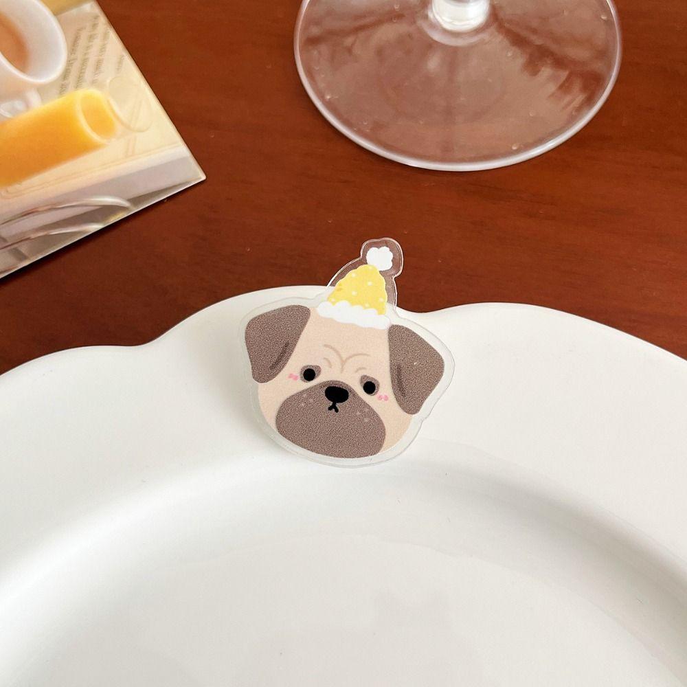 Beagle Maltese Puppy Brooch Bichon Frise Shiba Inu Breastpin Lovely Acrylic Dog Pin Party