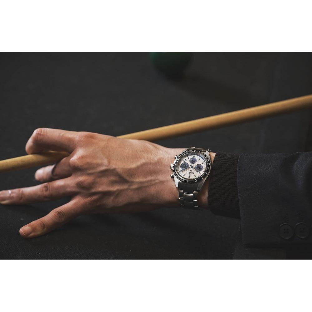 [Часы Seiko] Prospex SPEEDTIMER Solar Chronograph SBDL085 мужские серебристые