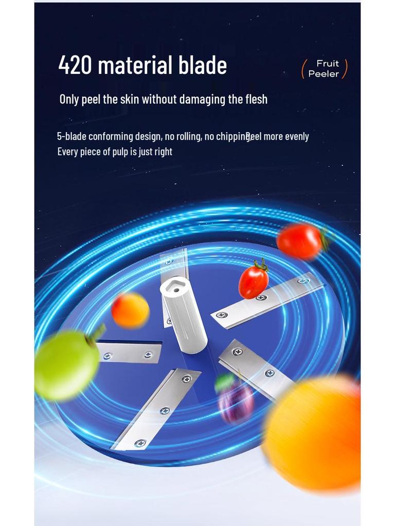 Полностью автоматическая электрическая овощечистка для помидоров, винограда и чеснока