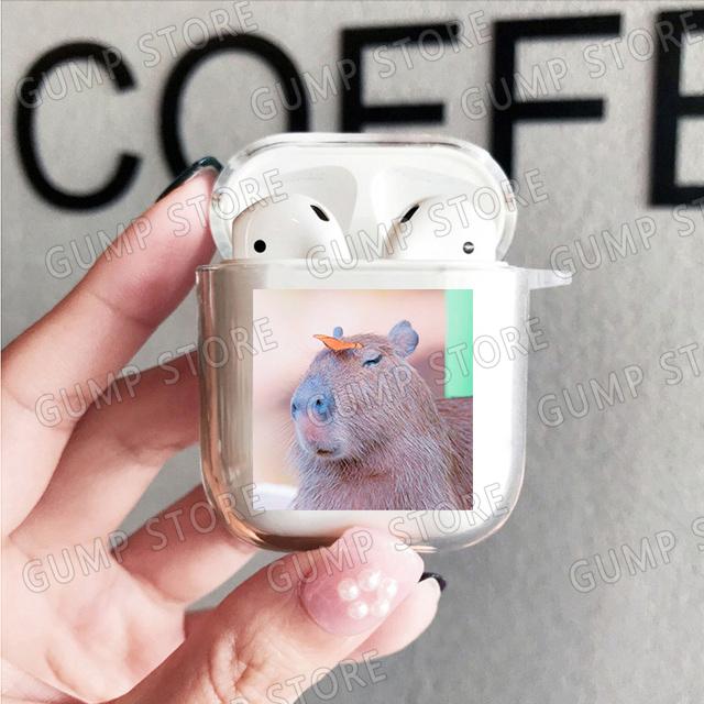 Креативный чехол Capybara для Apple Airpod Pro2 Airpods 1 2 3 Pro, чехол для беспроводных наушников Air Pods 3rd Gen Box, мультяшная Капа