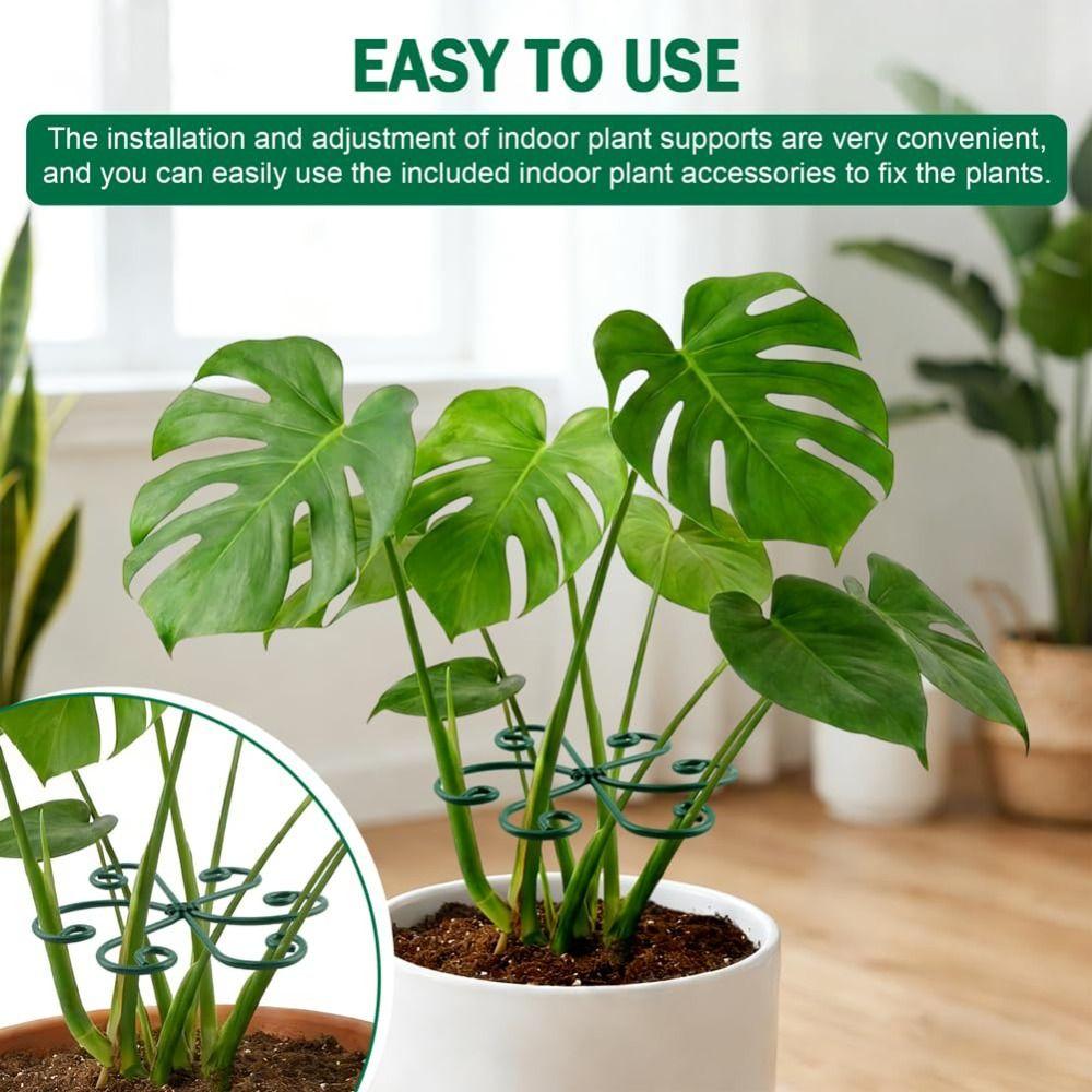 Iron Climbing Houseplant Stem Supports 14.6inch Garden Trellis Houseplants Flowers