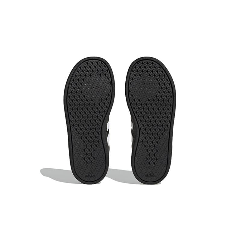 Adidas Neo Breaknet Slip Resistant Abrasion Resistant Low top Skateboard Shoes Black White Kids' Sneakers HP8961